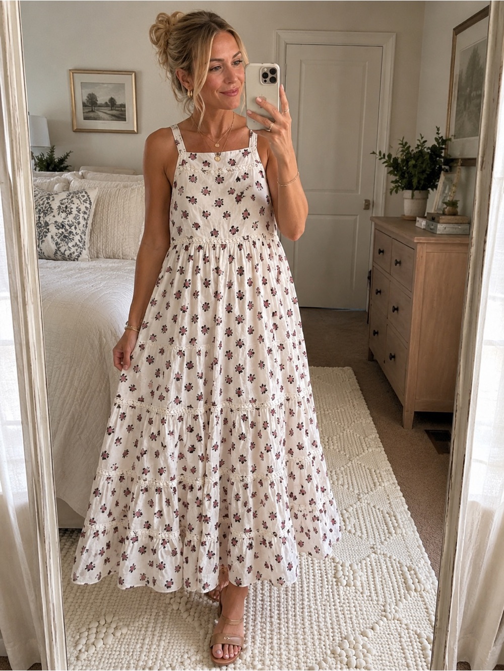 Free People lined maxi dress SZ small